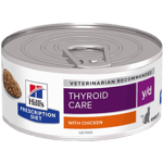 y/d Thyroid Care Chicken Canned - Wet Cat Food 156 g x 24 - Katt - Kattefôr & kattemat - Veterinærfôr for katt, Veterinær - Veterinærfôr til katter - Hill's Prescription Diet Feline