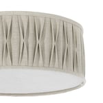 Plissé Stygn Ø45 plafond natur