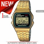 Casio Men's Classic Retro LCD Watch|Digital Display|Steel Bracelet|A159WGEA1EF