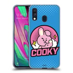 Head Case Designs Officially Licensed BT21 Line Friends COOKY Comics Pops Badges Soft Gel Case Compatible With Samsung Galaxy A40 (2019)