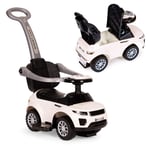 Rider walker pusher 3in1 leksaksbil superbil vit