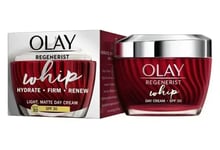 Olay Regenerist Whip  Hydrate Firm & Renew  Light Matte Day Cream With SPF 30