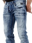 Rusty Neal Atticus Ripped Jeans - Lyseblå