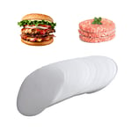 iKesoce 500 Pcs Burger Patty Paper Non Stick Wax Discs Paper Baking Parchment Sheets for Patties, Meat Balls, BBQ