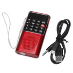 L-328 Portable FM Auto Scan Radio Music Audio MP3 Player Outdoor Small Spea T1D2