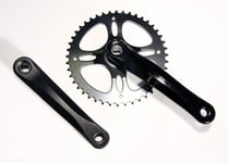 Ecoride CRANK SET 44T 1/8" Nexus/Singlespeed Svart
