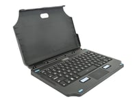 Gamber-Johnson 2-In-1 - Tangentbord Och Foliefodral (Fodral) - Monterbart - Compact - Med Pekplatta, Musknappar - Bakgrundsbelyst - Pogo Pin - Azerty - Fransk - För Samsung Galaxy Tab Active Pro, Tab Active4 Pro