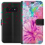 Samsung Galaxy S10e Svart Plånboksfodral Blomsterbukett