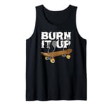 Skater - Burn It Up - Skateboard Tank Top