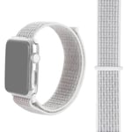 Apple Watch 42mm / 44mm Nylonarmband -  Silver (Färg: Silver)