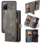 CaseMe Multi-slot Plånboksfodral Samsung Galaxy S20 FE Grå