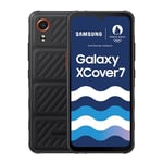 Samsung Galaxy XCover 7 Entreprise Edition, Smartphone 5G, RAM 6 Go, 128 Go de Stockage, Chargeur Secteur Rapide 25W Inclus, Noir