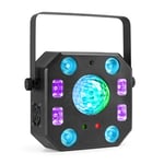 BeamZ LightBox5 ljuseffekt 5-i-1 inklusive laser, Jelly Ball, stroboskop och UV svart ljus, LightBox5 BeamZ Ljuseffekt