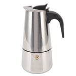 Coffe Maker Food Grade Portable Stainless Steel Moka Pot For Home&Outdoor☜