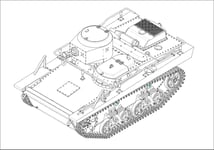Hobbyboss 83820 - 1:3 5 Soviet T-37TU Command Tank- New