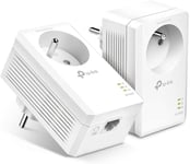 TP-Link CPL 1000Mbps Prise CPL Fibre Avec 1 Port Gigabit Prise Intégré Kit De 2