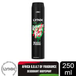 Lynx XXL Africa 48-Hour High Definition Fragrance Body Spray Deodorant, 250ml