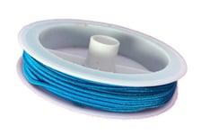 10 Meters Round Cord Elastic-Black/White/Other -0.8mm, 1mm, 1.5mm, 2mm & 2.8mm-Jewellery/Beading/Crafts (Blue, 2mm)