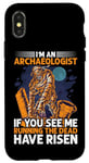 Coque pour iPhone X/XS I'm An Archaeologist If See M Running Dead Have Risen