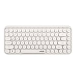 Ajazz 308I Tablet Mobile Phone Computer Household Office Wireless Keyboard(White)