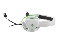 Turtle Beach RECON CHAT - For PS4 / PS4 PRO - headset - fullstorlek - kabelansluten - 3,5 mm kontakt - vit