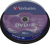 Verbatim DVD+R 4.7GB 10-pack