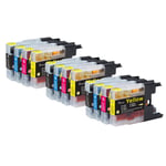 12 XL Ink Cartridges compatible with Brother MFC-J6510DW & MFC-J6710DW 