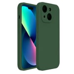 iPhone 13 Mini Matt Grönt Skal - Med Kameraskydd