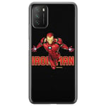 ERT GROUP Coque de téléphone Portable pour Xiaomi REDMI 9T Original et sous Licence Officielle Marvel Motif Iron Man 030 Parfaitement adapté à la Forme du téléphone Portable, partiel imprimé