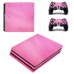 PS4 Pro Star Pink Fade Console Skin, Decal, Vinyl, Sticker, Faceplate - Console and 2 Controllers - Protective Cover for PlayStation 4 PRO