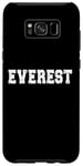 Coque pour Galaxy S8+ Souvenir de l'Everest / Everest Mountain Climber / Police moderne