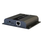 HDMI-förlängning över Ethernet, HDbitT, UHD, IR, 120m, svart