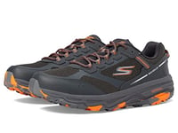 Skechers Men's GOrun Altitude-Trail Running Walking Hiking Shoe Sneaker with Air Cooled Foam, Grey/Orange, 7.5 UK X-Wide