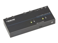 Black Box 4K HDMI Matrix Switch 2 x 2 - Omkopplare för video - 2 x HDMI - skrivbordsmodell, rackmonterbar - TAA-kompatibel