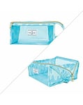 The Flat Lay Co. Jelly Box Bag - Blue Splash