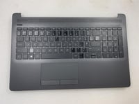 HP 250 255 G7 L50000-031 Palmrest Top Cover UK English Keyboard With Sticker NEW