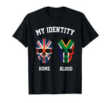My identity british with south african origins funny T-shirt T-Shirt