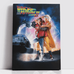 Decorsome x Back To The Future Part Two Classic Poster Rectangular Canvas - 20x30 inch