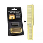 GOLD REPLACEMENT FOIL & CUTTER FOR BABYLISS PRO FX 01/02 WITH GOLD COMB UK