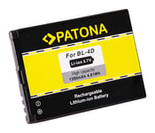Patona Batteri for Nokia E5 E5-00 E7 E7-00 N8 N8-00 N97 mini 808 Pure View BL-4D BL4D 600103112 (Kan sendes i brev)