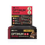 Optimum Nutrition Protein Bar with Whey Protein Isolate, Low Carb High Protein Snacks with No Added Sugar, Mix Box, 10 Bar (10 x 60 g)