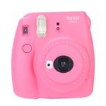 Mini 9 Instant Film Photo Camera With Selfie Mirror(flamingo 火烈鸟粉