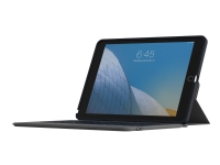 ZAGG Rugged Messenger - Tangentbord och foliefodral - bakgrundsbelyst - Bluetooth - Nordisk - svart tangentbord, svart fodral - för Apple 10.2-inch iPad (7:e generation, 8:e generation, 9:e generation)