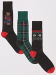 Polo Ralph Lauren 3 Pack Holiday Crew Sock Gift Set - Multi, Assorted, Men