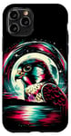 iPhone 11 Pro Colorful Peregrine Falcon Bird Spirit Animal Illustration Case