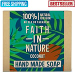 Faith In Nature Natural Coconut Hand Soap Bar Hydrating Vegan and Cruelty Free N