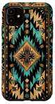 iPhone 11 Turquoise Inlay Southwestern design Aztec pattern Case
