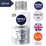 Nivea Men Sensitive Usage Skin & Stubble Lotion With Almond Oil -125ml Pack of 1