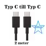 USB C till USB C Laddsladd, 2M EXTRA LÅNG iPhone 16 3 stycken