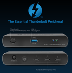 SONNET Echo 5 Thunderbolt 4 Hub 85W Charge 0,7 m kabel, 3x 4, 1x USB 3.2 A 1,5A, 20V 5A Power adapter